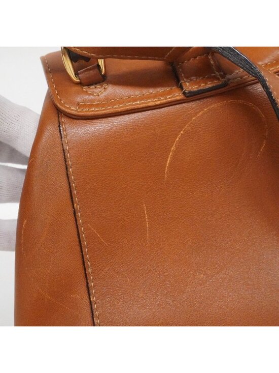 Gucci Backpack Bamboo 003 Leather Brown Gold main image 10